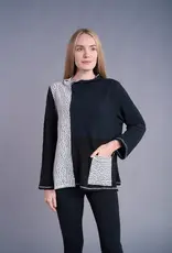 Shana Apparel Patch Knit Top