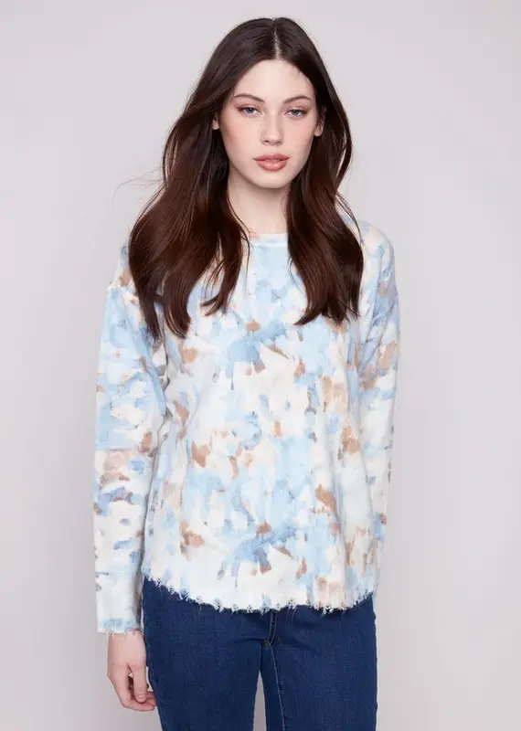 Charlie B Reversible Crew Neck Sweater