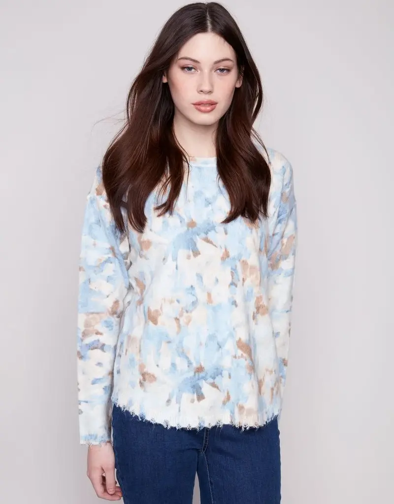 Charlie B Reversible Crew Neck Sweater