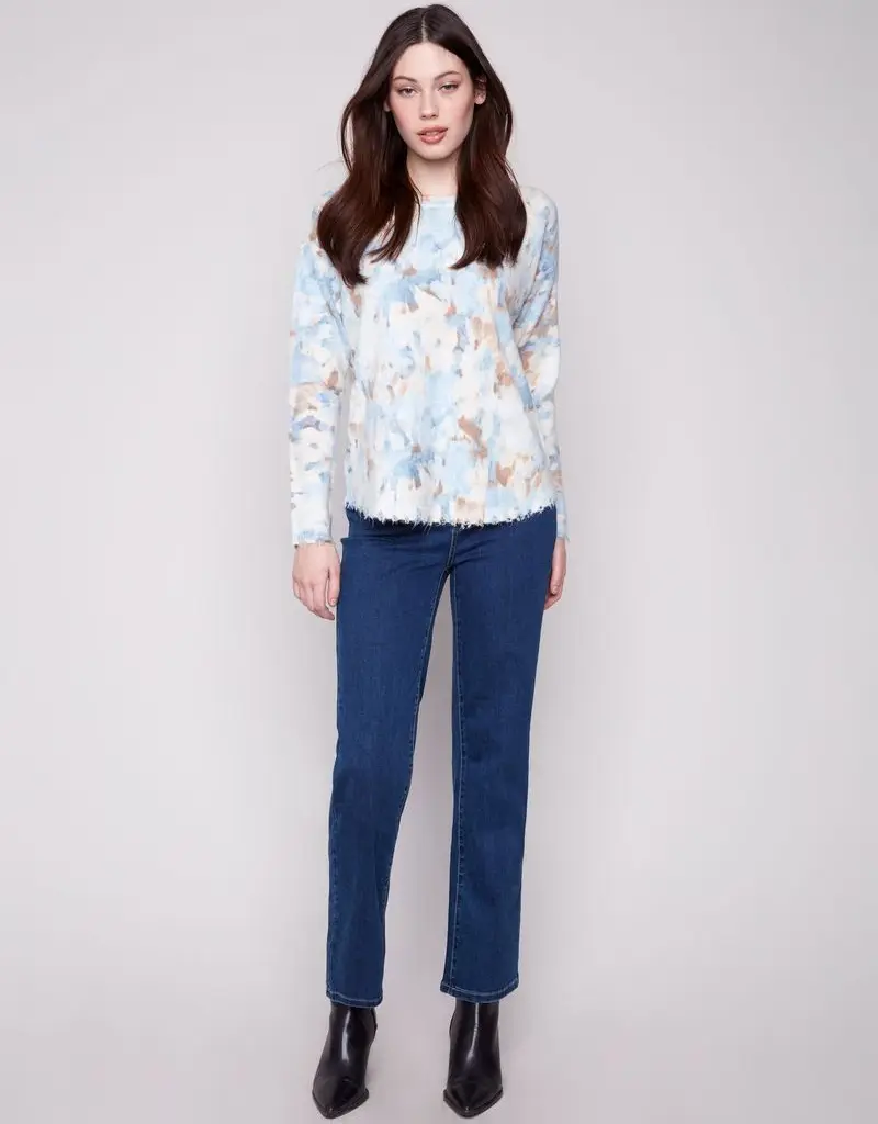 Charlie B Reversible Crew Neck Sweater