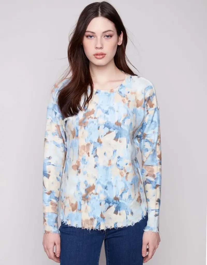 Charlie B Reversible Crew Neck Sweater