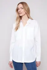 Charlie B Loose Poplin Shirt