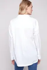 Charlie B Loose Poplin Shirt