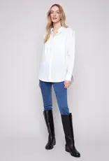 Charlie B Loose Poplin Shirt