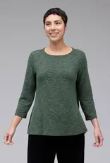 Cut Loose 3/4 Sleeve Aline Boatneck Top