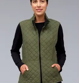 Cut Loose Zip Front Quilted Vest