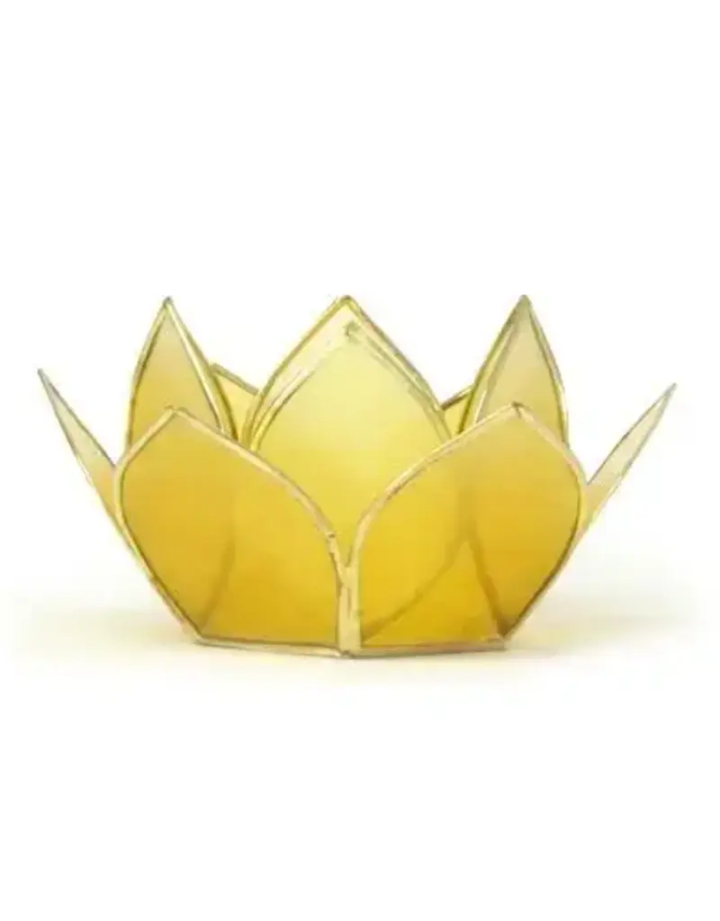 Om Gallery Mini Gemstone Lotus Tea Light