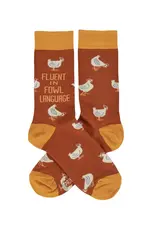 Primitives by Kathy Fowl Language LOL Crew Socks