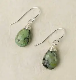 Anne Vaughan Mystic African Turquoise Simple Earrings