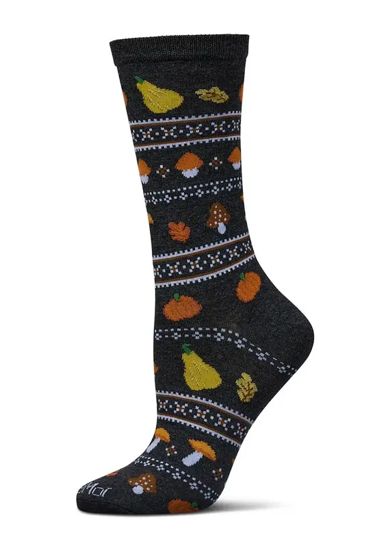 Infinity Classics Harvest Bamboo Blend Crew Socks