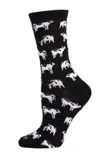 Infinity Classics Cows Bamboo Blend Crew Socks