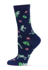 Infinity Classics Frogs Bamboo Crew Socks