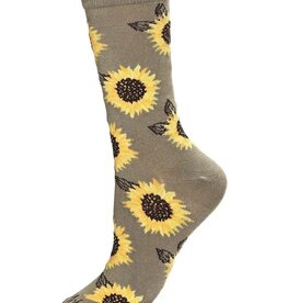 Infinity Classics Sunflower Bamboo Blend Crew Socks