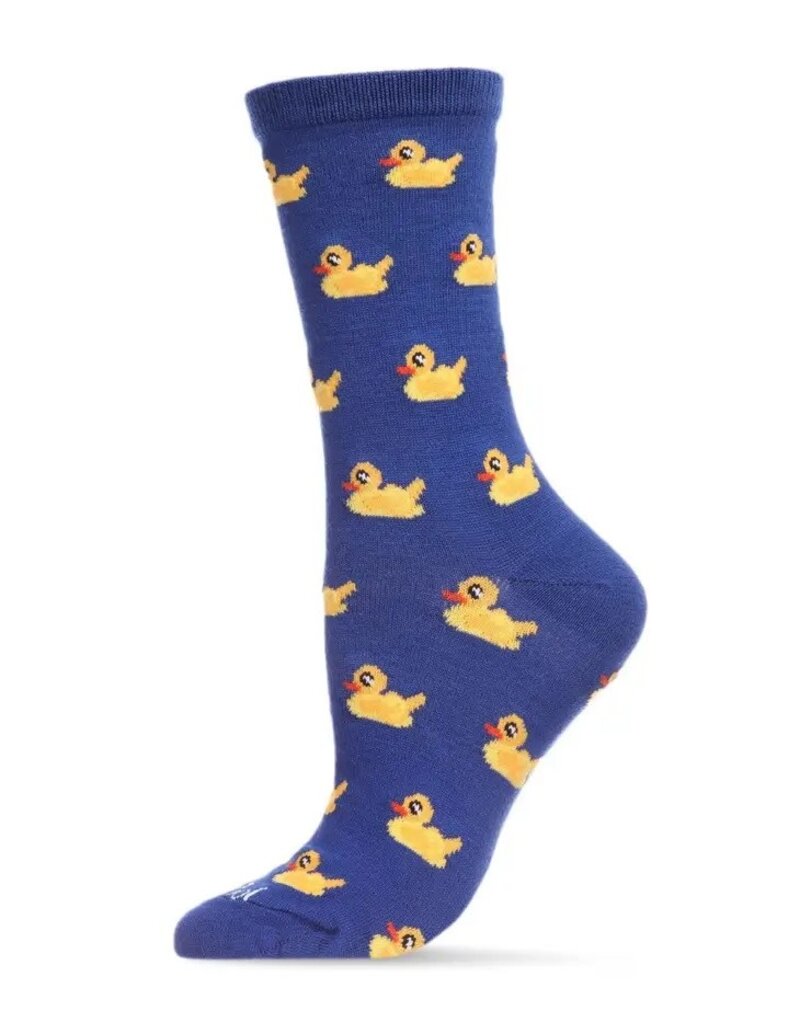 Infinity Classics Rubber Ducks Bamboo Blend Crew Socks