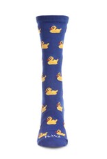Infinity Classics Rubber Ducks Bamboo Blend Crew Socks