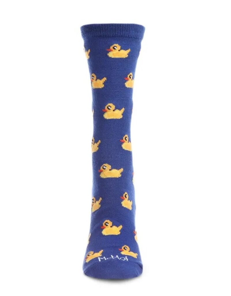 Infinity Classics Rubber Ducks Bamboo Blend Crew Socks