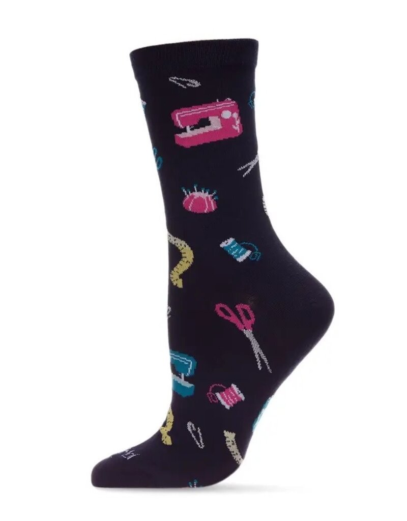 Infinity Classics Sewing Bamboo Blend Crew Socks