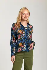 APNY Half-Plaket Pullover Blouse