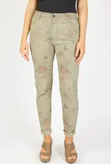 Tempo Paris Floral Reversible Jeans