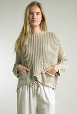 Tempo Paris Crochet Knit Sweater