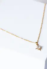 Edgy Petal Starburst Necklace