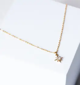 Edgy Petal Starburst Necklace