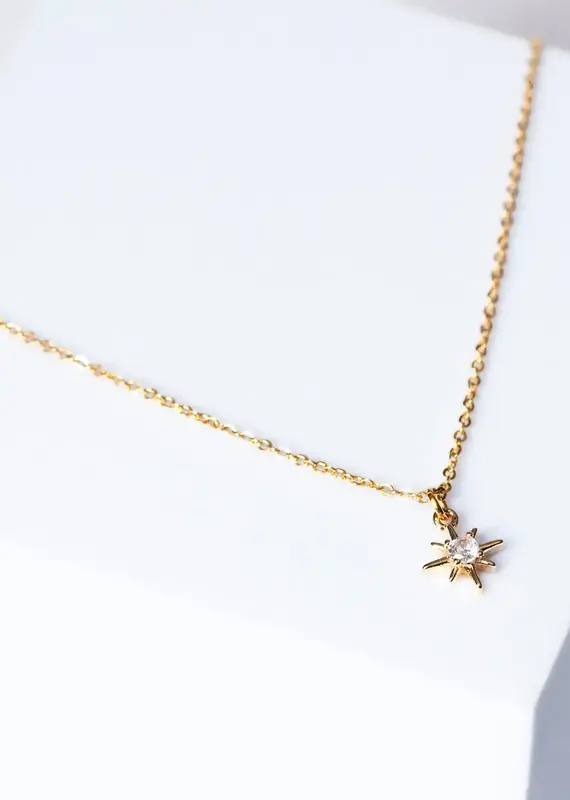Edgy Petal Starburst Necklace