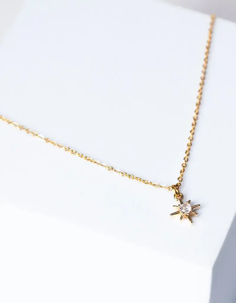 Edgy Petal Starburst Necklace