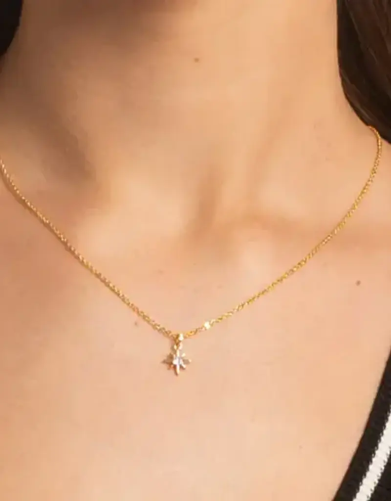Edgy Petal Starburst Necklace