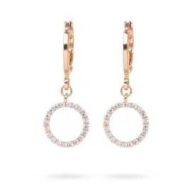 Edgy Petal Sporty Sophistication Huggie Earrings