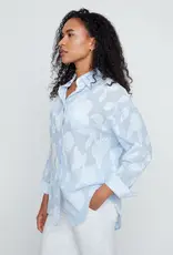 Renuar Long Sleeve Button Front Top