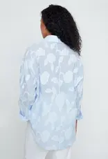 Renuar Long Sleeve Button Front Top