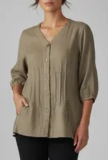 Kleen Tie-Back Pleat Top