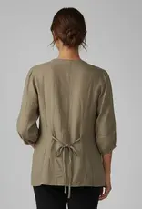 Kleen Tie-Back Pleat Top