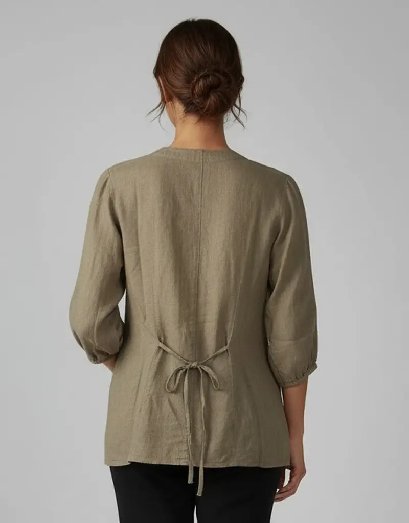 Kleen Tie-Back Pleat Top