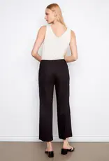 Charlie B Stretch Linen Wide Leg Button-Front Pants