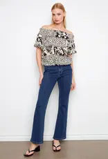 Charlie B Off-Shoulder Printed Top