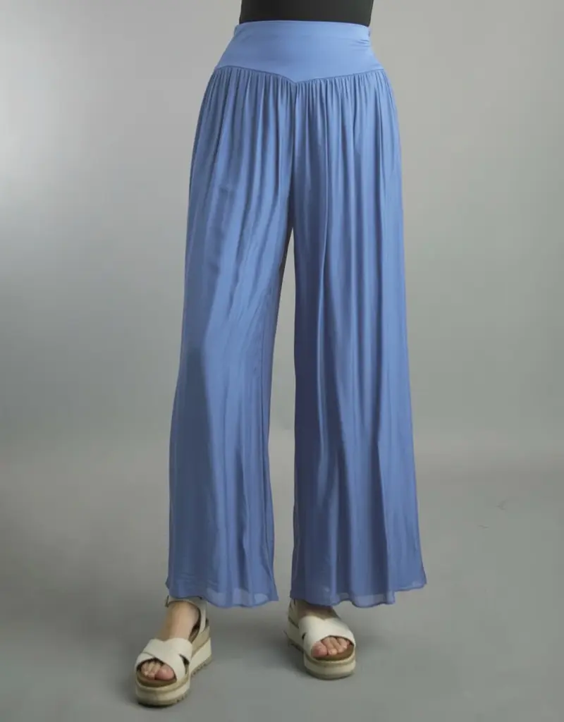 Tempo Paris Side Slit Silk Pants