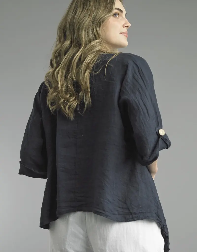 Tempo Paris Three Button Top