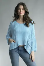 Tempo Paris Crochet Knit Sweater