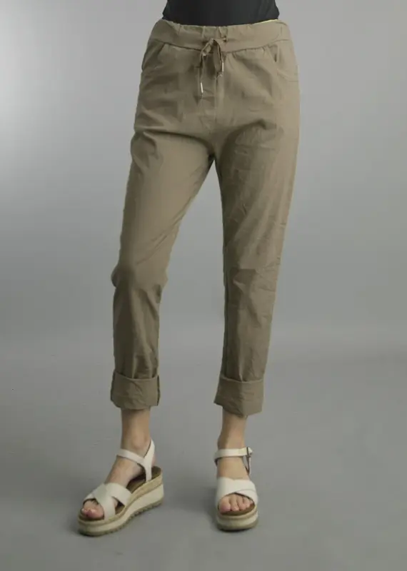 Tempo Paris Tie Front Jogger Pants