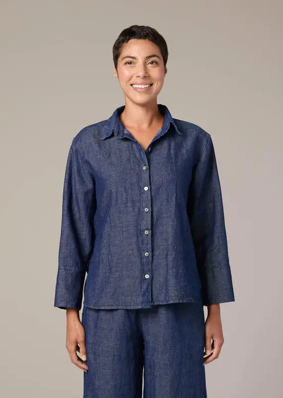 Cut Loose Crop Easy Shirt