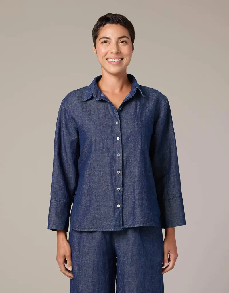 Cut Loose Crop Easy Shirt