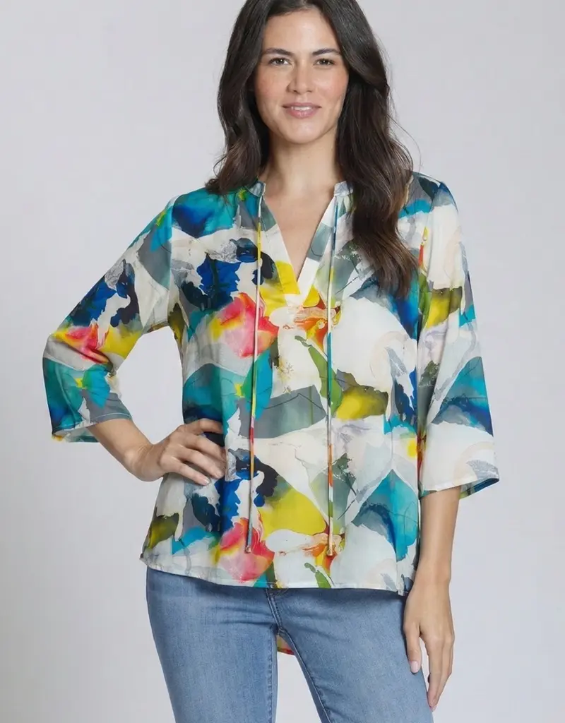 APNY V-Neck Tassel Top