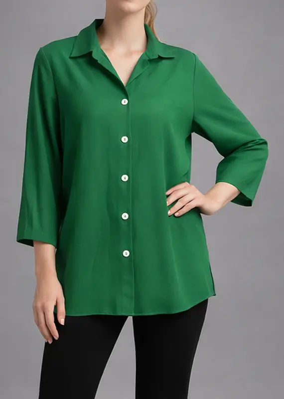 Toofan Front and Back Button Top