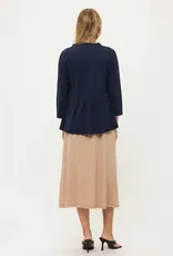 Cotton Lani Open Front Jacket