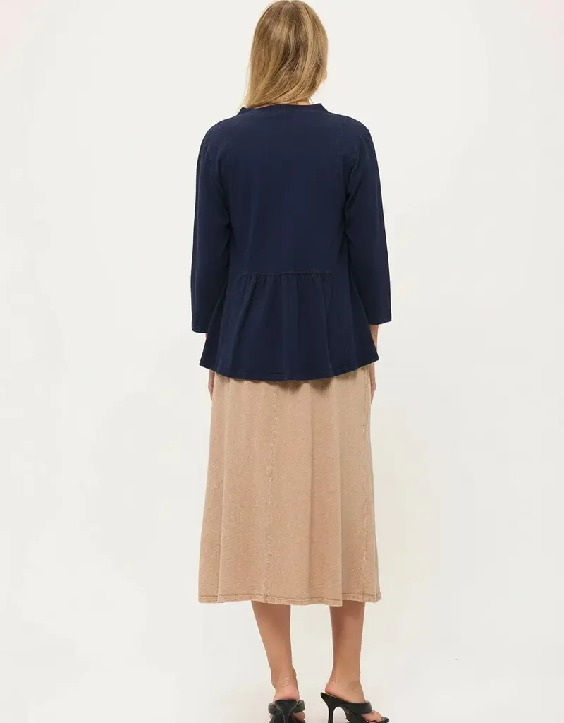 Cotton Lani Open Front Jacket