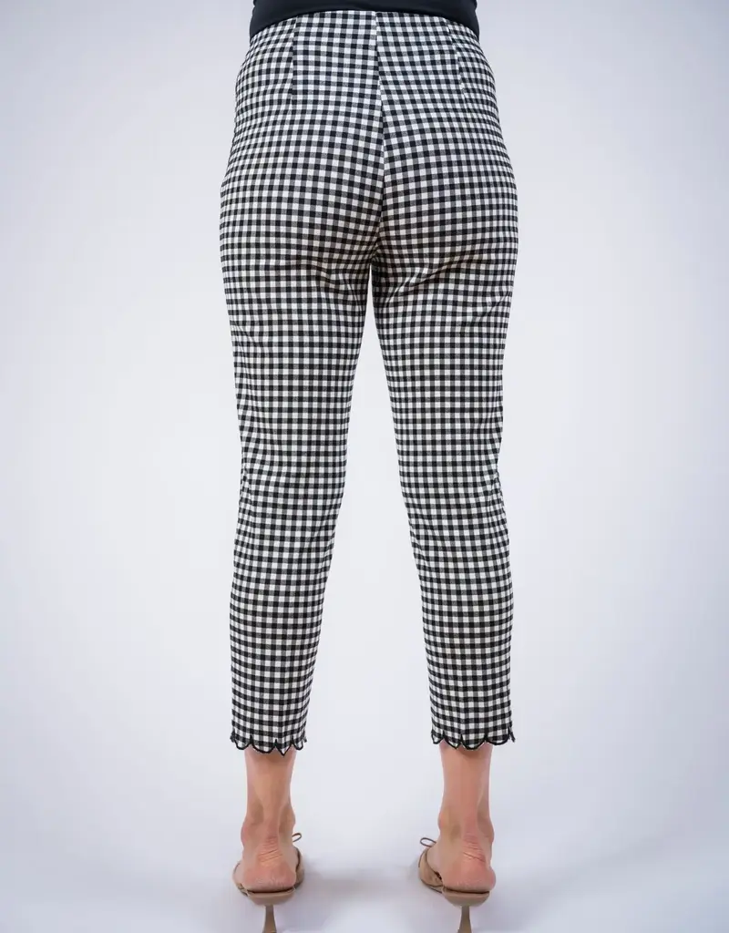 Lisette L Gingham Scallop Pants