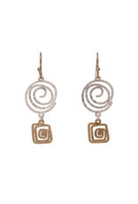 Kole Spiral Dangle Earrings