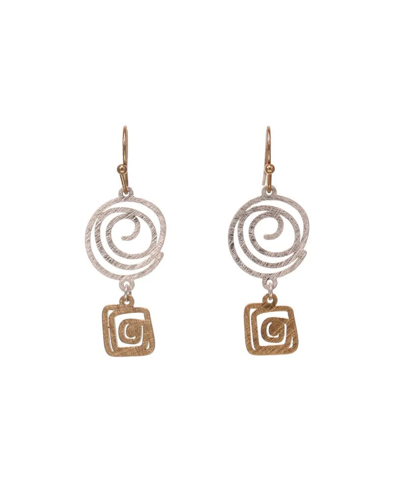 Kole Spiral Dangle Earrings
